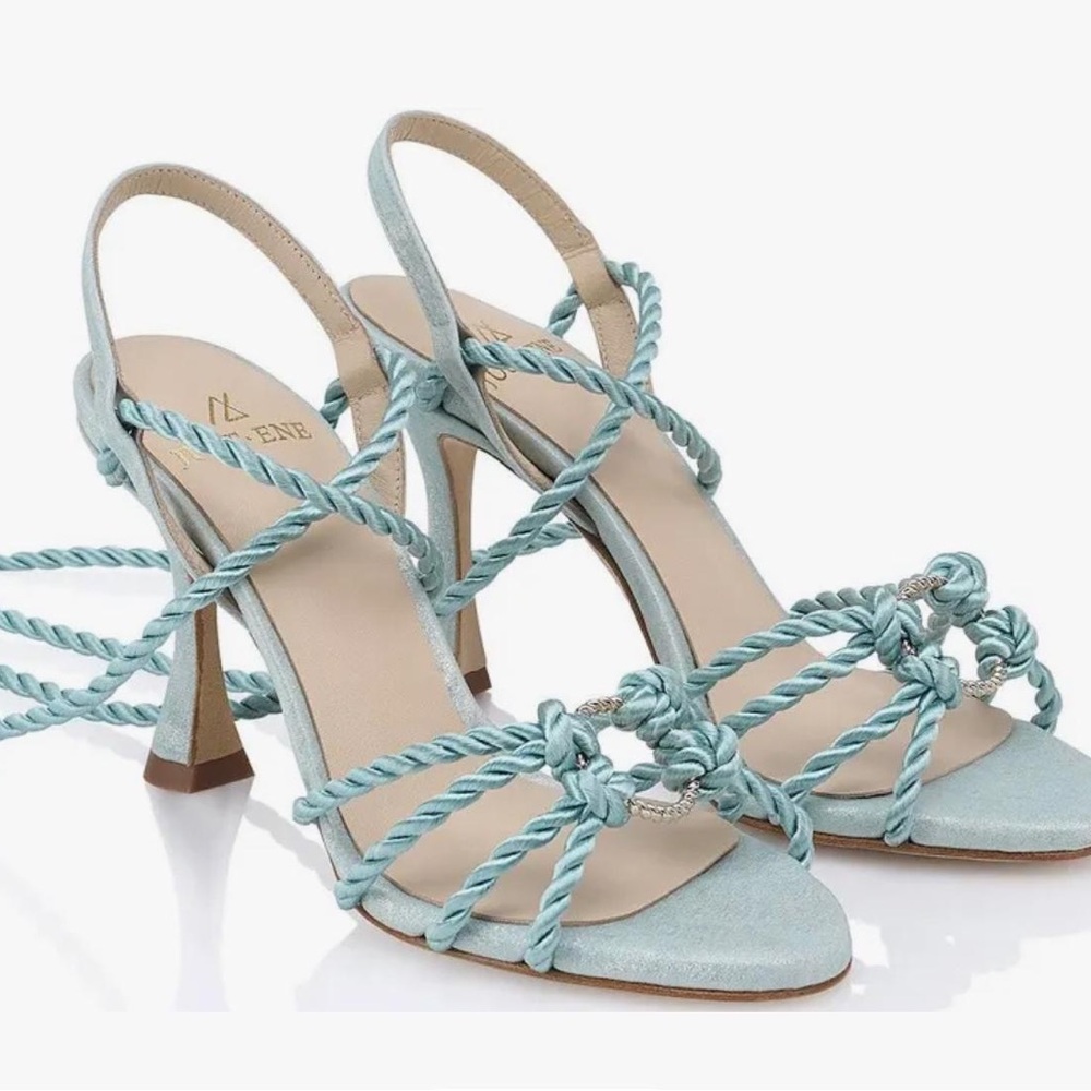 Light Blue Strappy Heels
